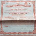 Australië: The Queensland Copper Company, 1906, Postzegels en Munten, Aandelen en Waardepapieren, Aandeel, Voor 1920, Verzenden