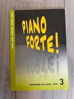 Lesboek Piano Forte deel 3, 4 en 5, Overige genres, Les of Cursus, Ophalen of Verzenden, Zo goed als nieuw