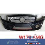 W176 Mercedes A Klasse AMG Voorbumper zwart + roosters, Gebruikt, Voor, Mercedes-Benz, Ophalen of Verzenden