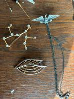Vintage Broches & Kettinghangers Collectie, Sieraden, Tassen en Uiterlijk, Antieke sieraden, Ophalen of Verzenden, Overige materialen