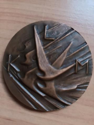 KLM 50 Jaar Penning - Koninklijke Begeer beschikbaar voor biedingen