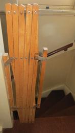 Houten traphekje / schaarhekje / harmonicahekje. Vintage, Gebruikt, Overige typen, 100 tot 115 cm, Ophalen of Verzenden