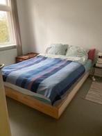 Mandal bed ikea 140x200, Ophalen, Wit, Tweepersoons, 140 cm