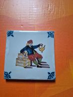 Oude Hollandse tegel met vogelverkoper, Ophalen of Verzenden