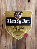 Reclamebord hout Hertog Jan logo 40x40cm, 9mm plaatmateriaal, Verzamelen, Biermerken, Ophalen of Verzenden, Nieuw, Reclamebord, Plaat of Schild