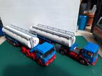 Ixo Henchel, MAN Fina tankwagens., Hobby en Vrije tijd, Modelauto's | 1:43, Ophalen of Verzenden, Bus of Vrachtwagen, Overige merken