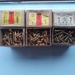 Vintage Messing Houtschroeven - Diverse Maten, Ophalen of Verzenden, Nieuw, Minder dan 50 mm, Schroeven