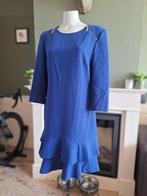 Caroline Biss kobalt blauw ruches jurk 40 gratis verz in NL, Maat 38/40 (M), Knielengte, Gedragen, Caroline Biss