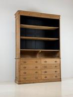 Buffetkast boekenkast Eiken antiek 1900