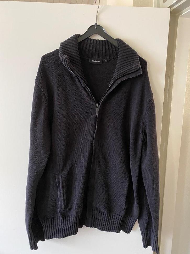 herenvest Martinique L antraciet, Kleding | Heren, Truien en Vesten, Zo goed als nieuw, Maat 52/54 (L), Grijs, Ophalen of Verzenden