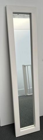 Handgemaakte Spiegel - Wit Hout, Ophalen, Minder dan 50 cm, Zo goed als nieuw, 150 tot 200 cm