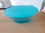 Tupperware Kom met Deksel - Blauw/groen, Ophalen of Verzenden, Gebruikt, Blauw, Bak of Kom