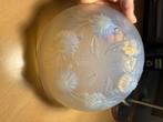 Mooie art deco glazen schaal, uitvoering opalescent glas., Antiek en Kunst, Antiek | Glas en Kristal, Ophalen of Verzenden