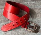 Sam Brown. Rode leren riem. 85 cm., Kleding | Dames, Riemen en Ceinturen, 80 tot 90 cm, 3 tot 5 cm, Echt leder, Sam Brown