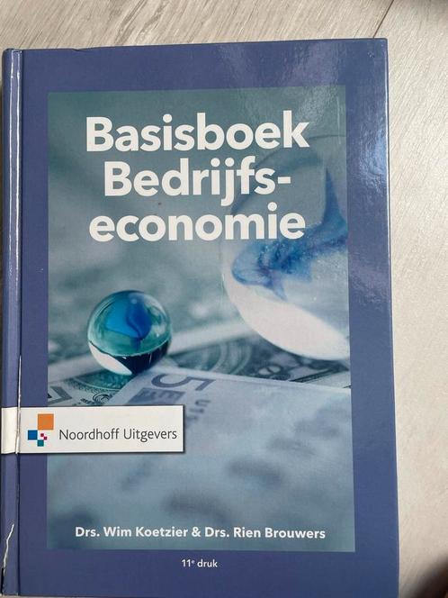 Basisboek Bedrijfseconomie, Boeken, Economie, Management en Marketing, Zo goed als nieuw, Economie en Marketing, Ophalen of Verzenden