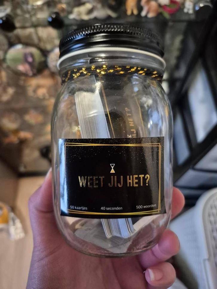 nieuw senza weet jij het spelpot gezelschapsspel, Hobby en Vrije tijd, Gezelschapsspellen | Overige, Zo goed als nieuw, Ophalen of Verzenden