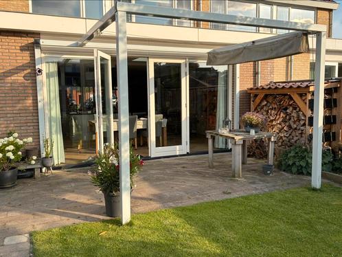 Staal constructie zonnescherm, pergola., Tuin en Terras, Overkappingen, Zo goed als nieuw, Veranda, Ophalen