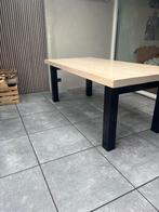 Eettafel hout, Huis en Inrichting, Tafels | Eettafels, Ophalen, Gebruikt, 50 tot 100 cm, Vijf personen of meer