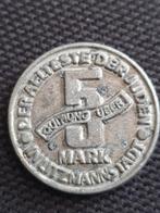 5 Mark 1943 Polen, Ghetto van Lódź,, Postzegels en Munten, Munten | Europa | Niet-Euromunten, Ophalen of Verzenden, Duitsland