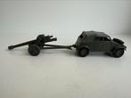 Dinky Toys KDF auto met 50mm Anti-Tank vintage jaren 70, Hobby en Vrije tijd, Modelauto's | 1:43, Ophalen of Verzenden, Zo goed als nieuw