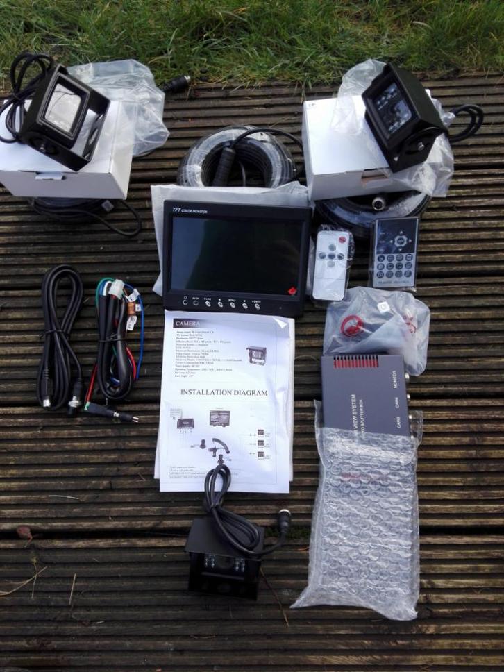 achteruitrijcamera auto inclusief INSTALLATIE montage, Caravans en Kamperen, Camper-accessoires, Nieuw, Ophalen of Verzenden