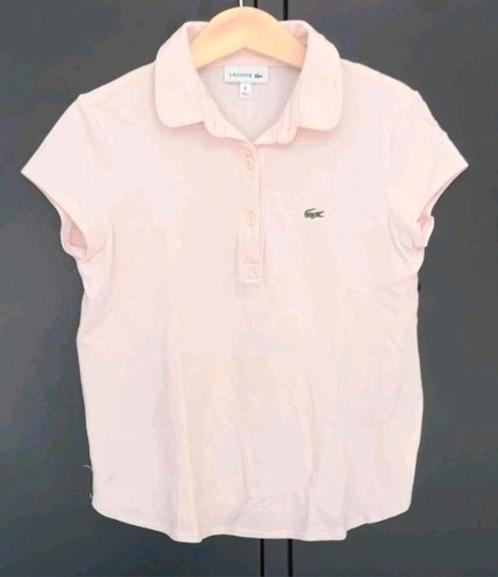 Lacoste polo t-shirt ZGAN maat 128, Kinderen en Baby's, Kinderkleding | Maat 128, Zo goed als nieuw, Meisje, Shirt of Longsleeve