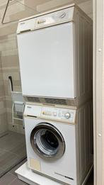 Miele wasmachine en droger set, Witgoed en Apparatuur, Wasmachines, Ophalen, Gebruikt, Voorlader, Kort programma