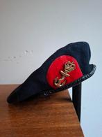 Echt oude Mariniers baret, Ophalen of Verzenden, Landmacht, Nederland, Helm of Baret