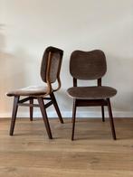 Vintage stoeltjes, Ophalen, Gebruikt, Bruin, Twee