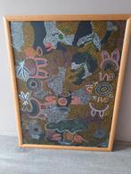 Aboriginal dot painting, Antiek en Kunst, Kunst | Schilderijen | Abstract, Ophalen