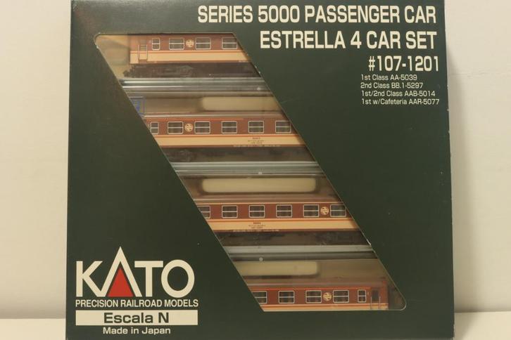 4-delige set personenwagens 'Estrella', RENFE, Hobby en Vrije tijd, Modeltreinen | N-Spoor, Nieuw, Wagon, Gelijkstroom, Overige merken
