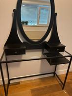 Kapspiegel en kastje Ikea, Zo goed als nieuw, Minder dan 100 cm, Hout, 50 tot 100 cm