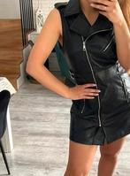 Leren Jumpsuit met ritsen maat M, Kleding | Dames, Jumpsuits, Verzenden, Zo goed als nieuw, Zwart