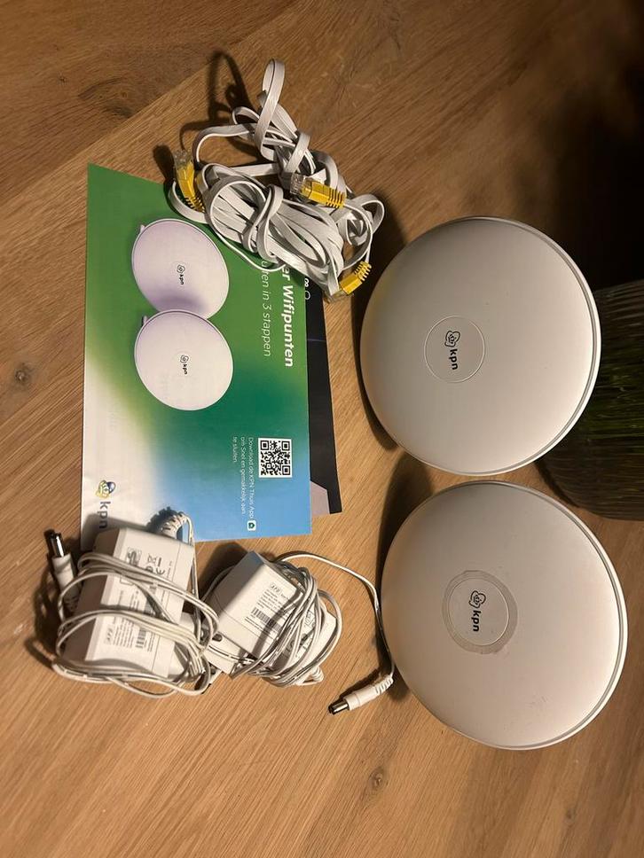 KPN SuperWifi punten - Complete set, Computers en Software, WiFi-versterkers, Zo goed als nieuw, Ophalen of Verzenden