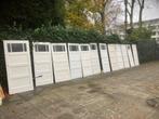 Serie antieke extra brede 4-vlaks Bruynzeel paneeldeuren,30e, Ophalen, Gebruikt