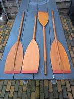 Houten roeispanen / peddels, Ophalen of Verzenden, Gebruikt, Dubbelbladige peddel