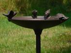 Vogelbad met 4 Vogeltjes - 60 cm - Gietijzer, Tuin en Terras, Ophalen of Verzenden