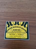 1469 Sticker Drive in Disco Show  Baarlo, Verzamelen, Ophalen of Verzenden, Zo goed als nieuw, Overige typen