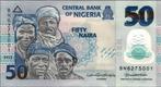 Nigeria bankbiljet 50 Naira 2023 Polymer, Pick 40m UNC, Postzegels en Munten, Bankbiljetten | Afrika, Ophalen of Verzenden, Nigeria