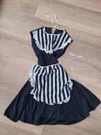 Serveerster Jurk met Schort - Kostuum, Kleding | Dames, Maat 38/40 (M), Carnaval, Ophalen of Verzenden, Zo goed als nieuw