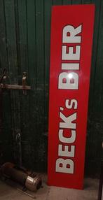 Beck's bier bord hout dubbelzijdig, Ophalen, Reclamebord, Zo goed als nieuw, Nvt