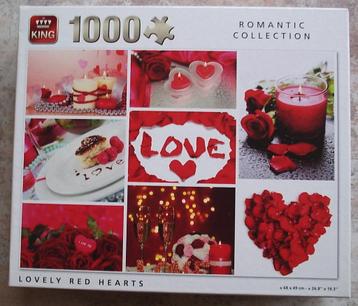 Legpuzzel King - Love. Lovely red hearts beschikbaar voor biedingen