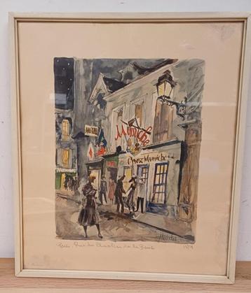 Frans Herbelot - Parijs bij Nacht - 13/19 beschikbaar voor biedingen