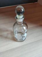 Glazen Fles met Dop - Decoratief, Huis en Inrichting, Woonaccessoires | Vazen, Overige kleuren, Ophalen of Verzenden, Minder dan 50 cm
