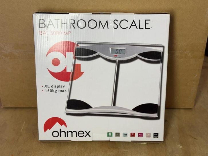 NIEUW Digitale personenweegschaal Ohmex BAL 5000MP/N, Witgoed en Apparatuur, Weegschalen, Nieuw, Digitaal, Personenweegschaal