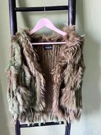 Groen bontje bodywarmer / giletje, Kleding | Dames, Bodywarmers, Maat 38/40 (M), Zo goed als nieuw, Groen, Sensation folie