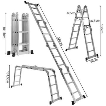 multifunctionele ladder met 12 treden  beschikbaar voor biedingen