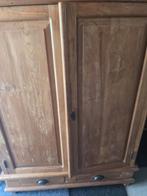 Teakhouten Kledingkast, Huis en Inrichting, Kasten | Kledingkasten, Ophalen, Met deur(en), 100 tot 150 cm, 100 tot 150 cm