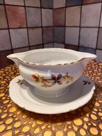 Jager,antieke saukom,doorsnee opening 11.5 cm,schotel 17 cm, Ophalen of Verzenden