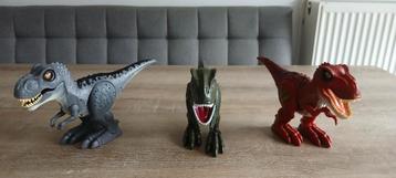 3 zuru robo alive t-rex grijs groen rood dino geluid lopen beschikbaar voor biedingen